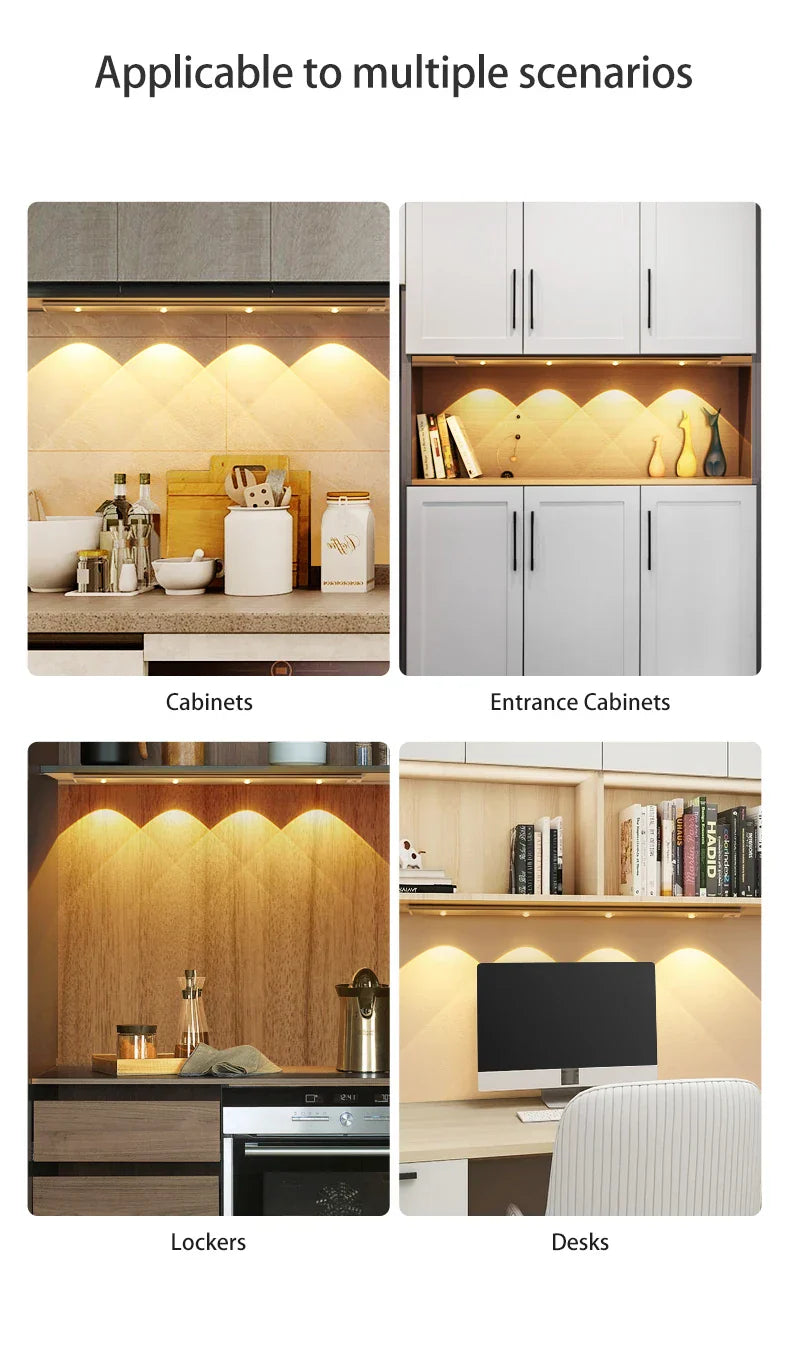 Motion sensor light – Ultra-thin wireless LED for cabinets and wardrobes