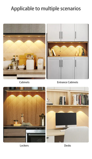 Motion sensor light – Ultra-thin wireless LED for cabinets and wardrobes