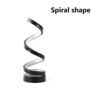Table lamp – Modern LED spiral with 3-color dimming