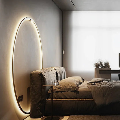 Wall light – USB-powered LED ring light for modern interiors