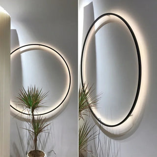 Wall light – USB-powered LED ring light for modern interiors