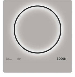 Wall light – USB-powered LED ring light for modern interiors