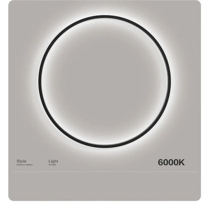 Wall light – USB-powered LED ring light for modern interiors