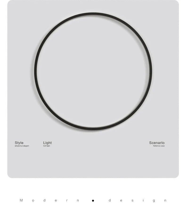 Wall light – USB-powered LED ring light for modern interiors