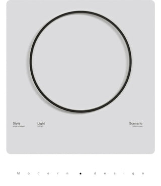 Wall light – USB-powered LED ring light for modern interiors