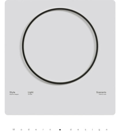 Wall light – USB-powered LED ring light for modern interiors