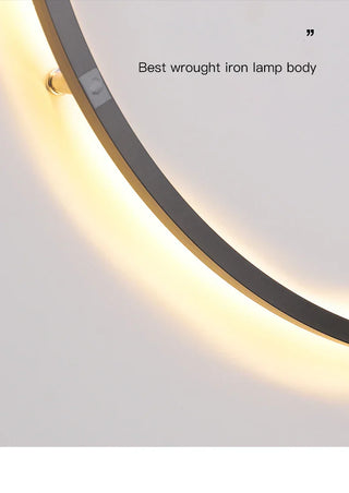 Wall light – USB-powered LED ring light for modern interiors