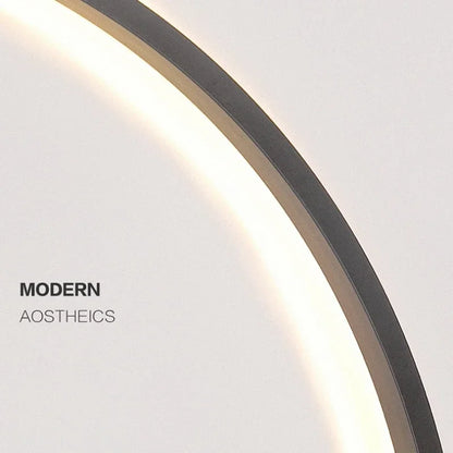 Wall light – USB-powered LED ring light for modern interiors