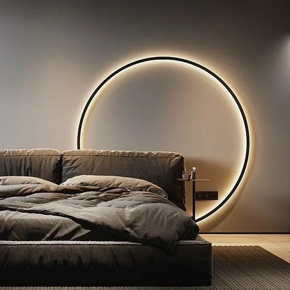 Wall light – USB-powered LED ring light for modern interiors