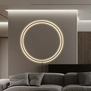 Wall light – USB-powered LED ring light for modern interiors