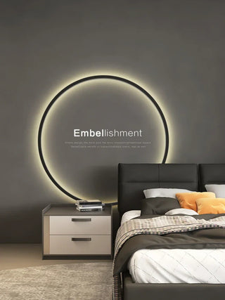 Wall light – USB-powered LED ring light for modern interiors