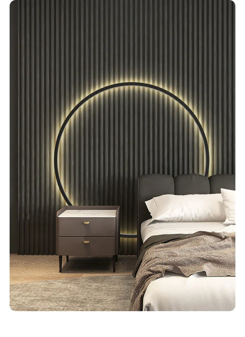 Wall light – USB-powered LED ring light for modern interiors