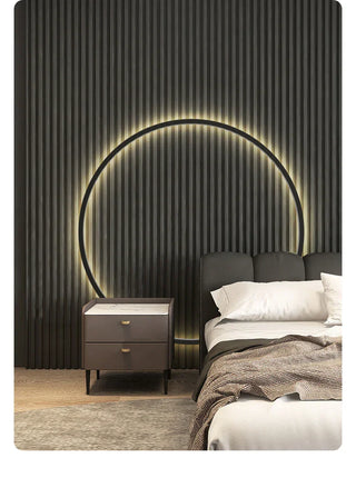 Wall light – USB-powered LED ring light for modern interiors