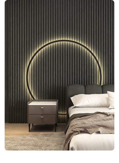 Wall light – USB-powered LED ring light for modern interiors