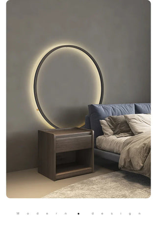 Wall light – USB-powered LED ring light for modern interiors