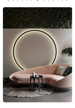 Wall light – USB-powered LED ring light for modern interiors
