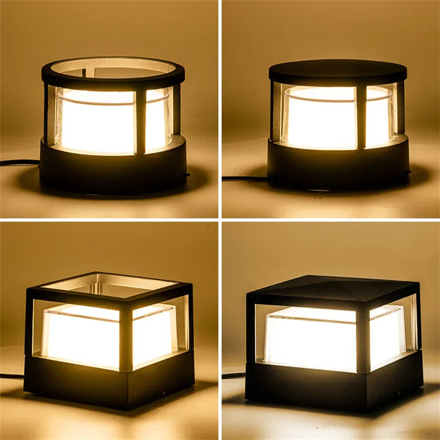 Outdoor column light – Waterproof aluminum fence light