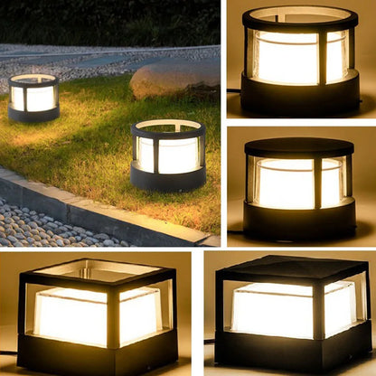 Outdoor column light – Waterproof aluminum fence light