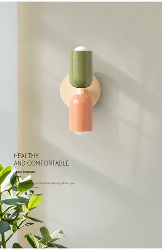 Wall lamp – LED lamp in Nordic macaron style for living spaces