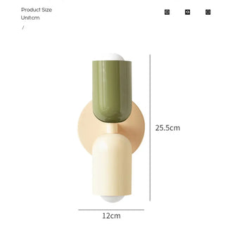 Wall lamp – LED lamp in Nordic macaron style for living spaces